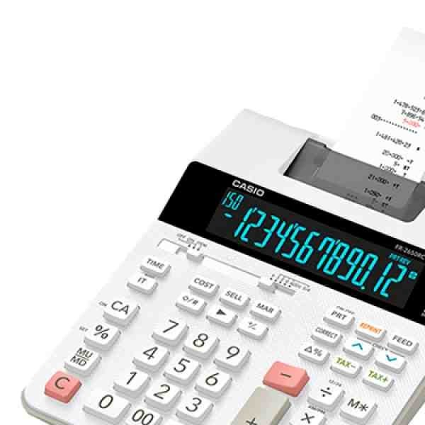 CALCULADORA ESCRIT. CROLLO CASIO FR-2650RC 12DIG. C.4